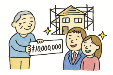 住宅取得資金贈与について